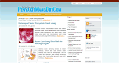 Desktop Screenshot of penyakitmaag.com